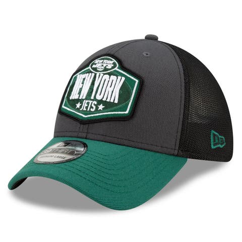 New York Jets 2021 NFL SIDELINE HOME Black Fitted Hat