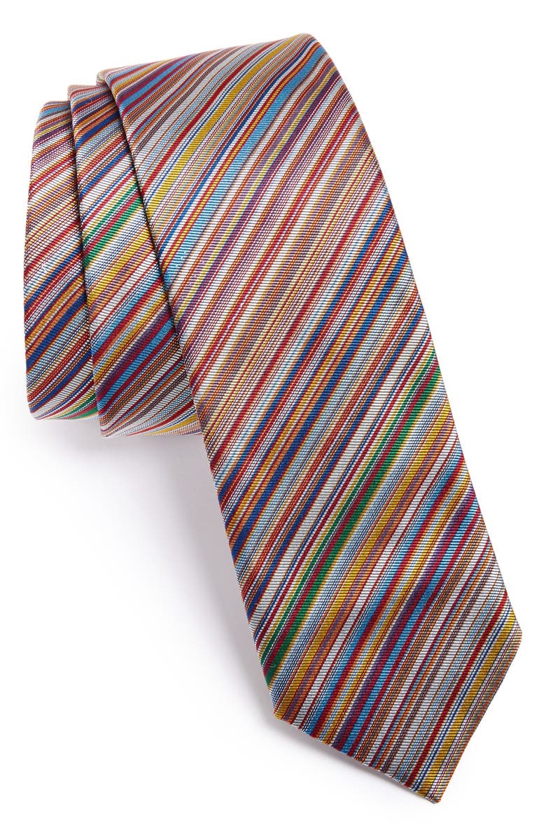 Paul Smith Multi Stripe Silk Tie | Nordstrom