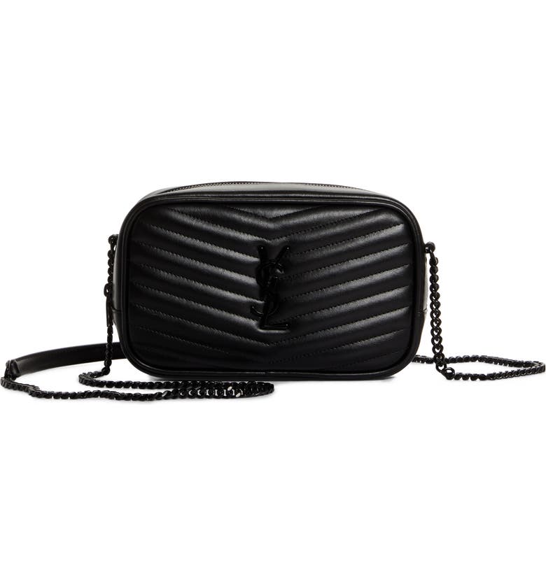 Saint Laurent Mini Lou Pebbled Leather Camera Bag | Nordstrom