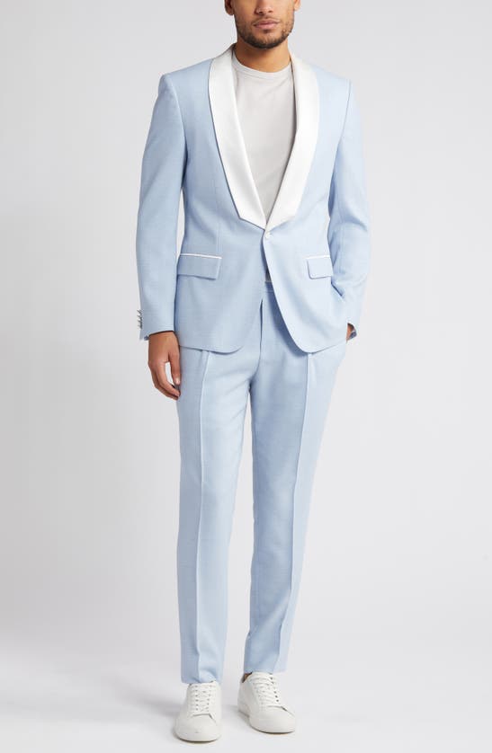 Shop Hugo Henry Slim Fit Suit Jacket In Light Blue