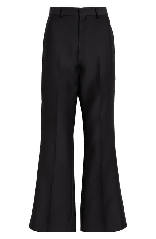 BITE STUDIOS BITE STUDIOS CREDO FRILL ORGANIC WOOL FLARE TROUSERS 