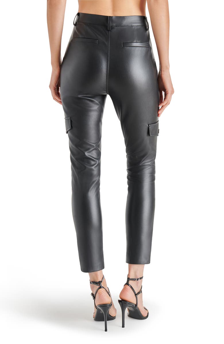 Steve Madden Yolanda Faux Leather Skinny Cargo Pants | Nordstrom