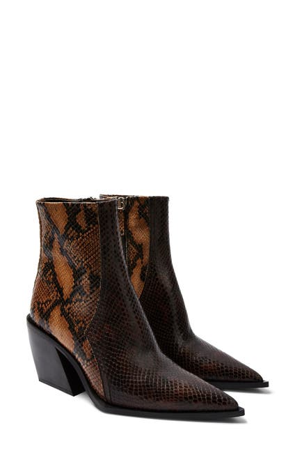 Topshop Honour Pointed Toe Western Boot Nordstrom Rack