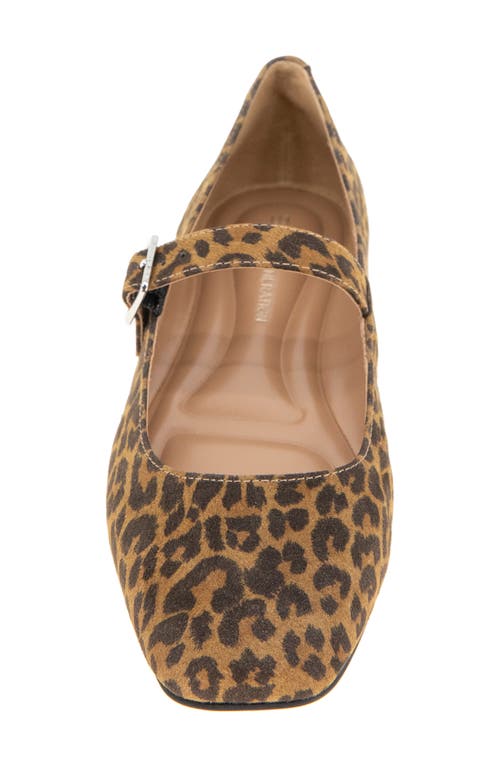 Bcbgeneration Harpin Womens Adjustable Faux Suede Mary Janes In Cheetah
