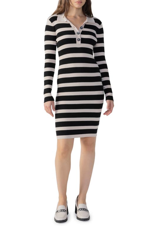 Sanctuary Make a Move Long Sleeve Rib Sweater Dress in Tmbs
