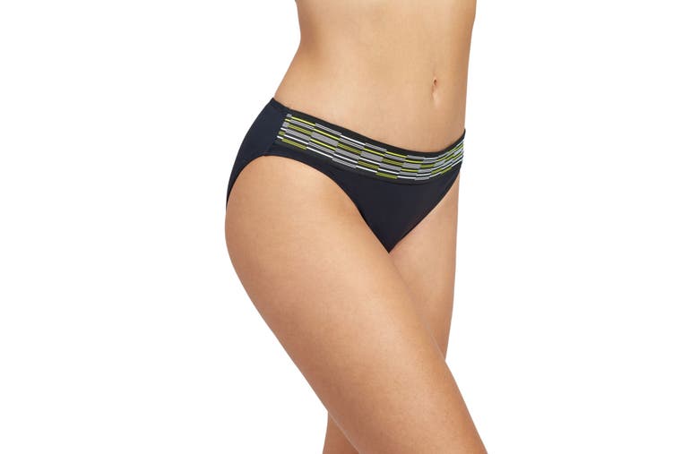 Free Sport By Gottex Sprint Solid Hipster Swim Bottom In Black