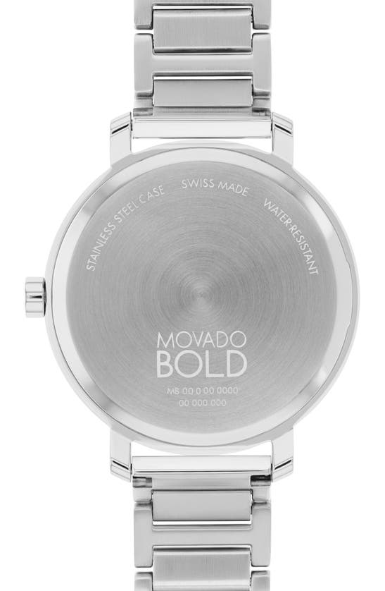 Movado Bold Evolution 2.0 Bracelet Watch In Silver