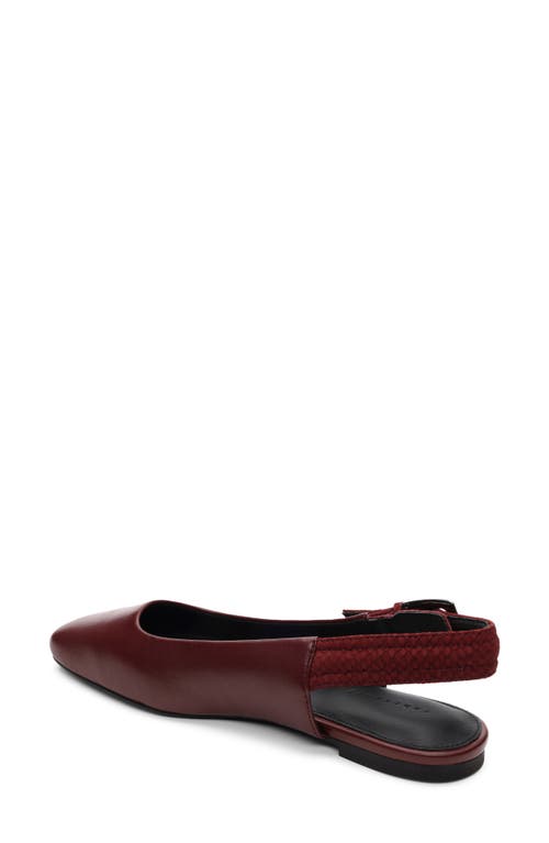 Shop Sanctuary Kitchy Slingback Flat In Oxblood