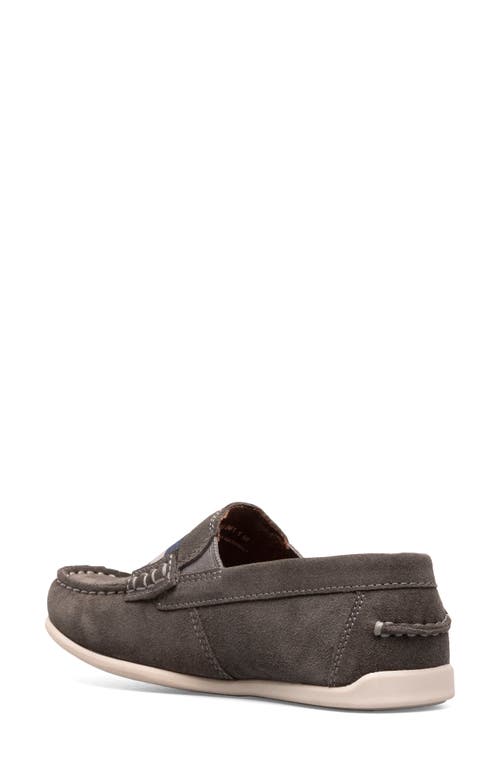 Florsheim Kids' Jasper Strap Jr. Loafer In Gray Suede
