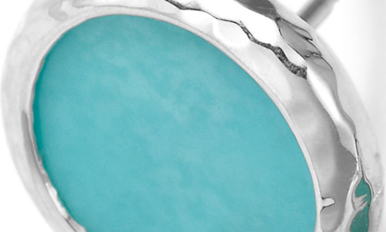Ippolita Women's Polished Rock Candy Small Flat Sterling Silver & Turquoise Stud Earrings In Silver