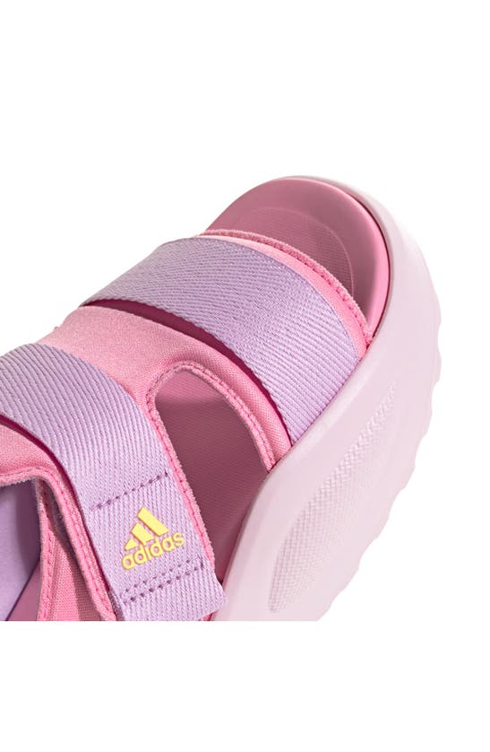 Shop Adidas Originals Kids' Mehana Water Friendly Sandal In Bliss Pink/ Spark/ Bliss Lilac