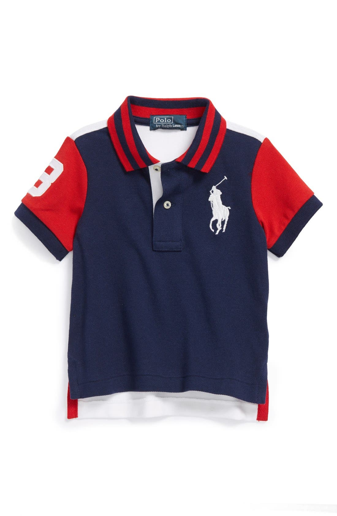Ralph Lauren Colorblock Polo (Baby Boys) Nordstrom