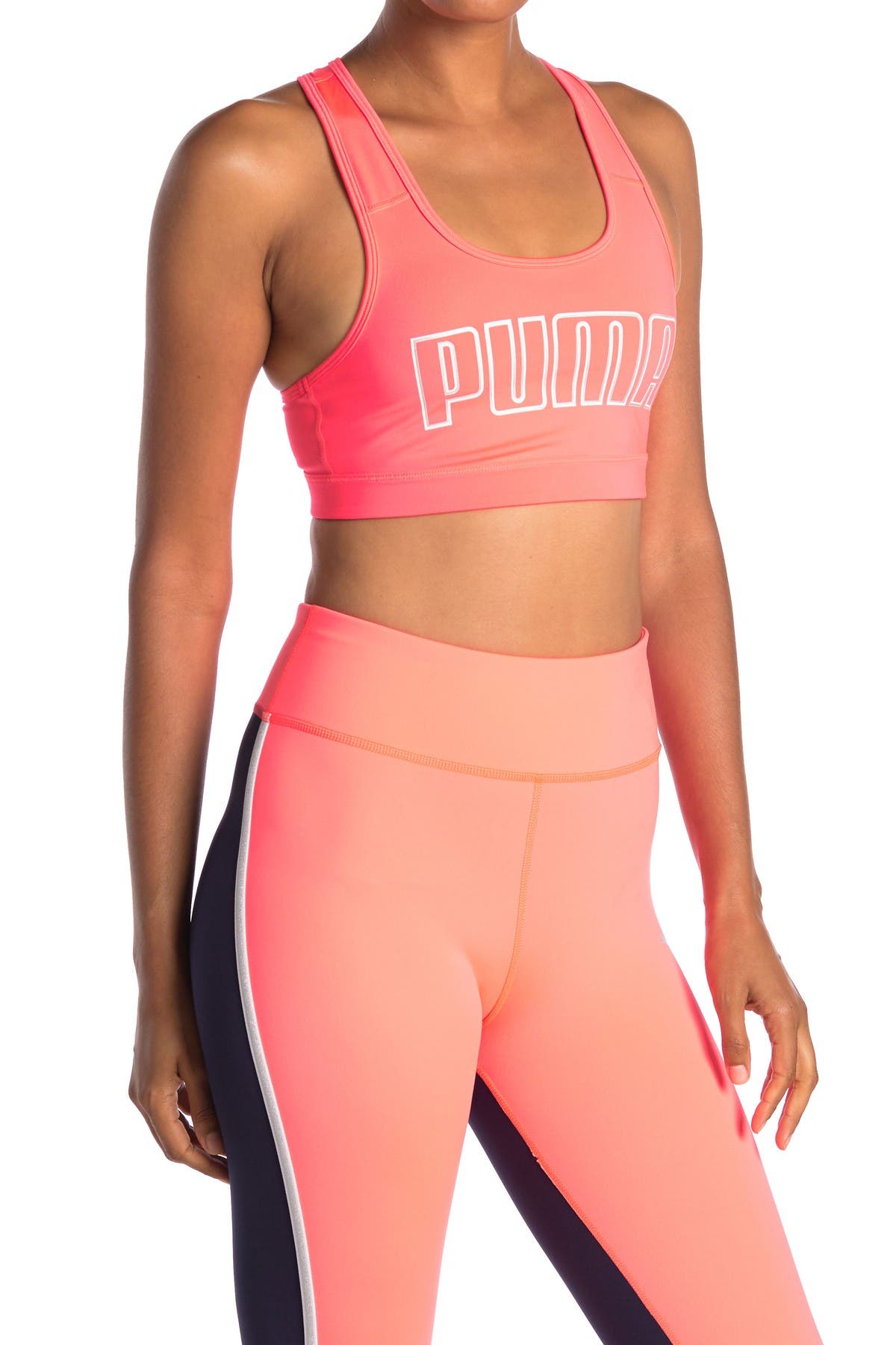pink puma sports bra