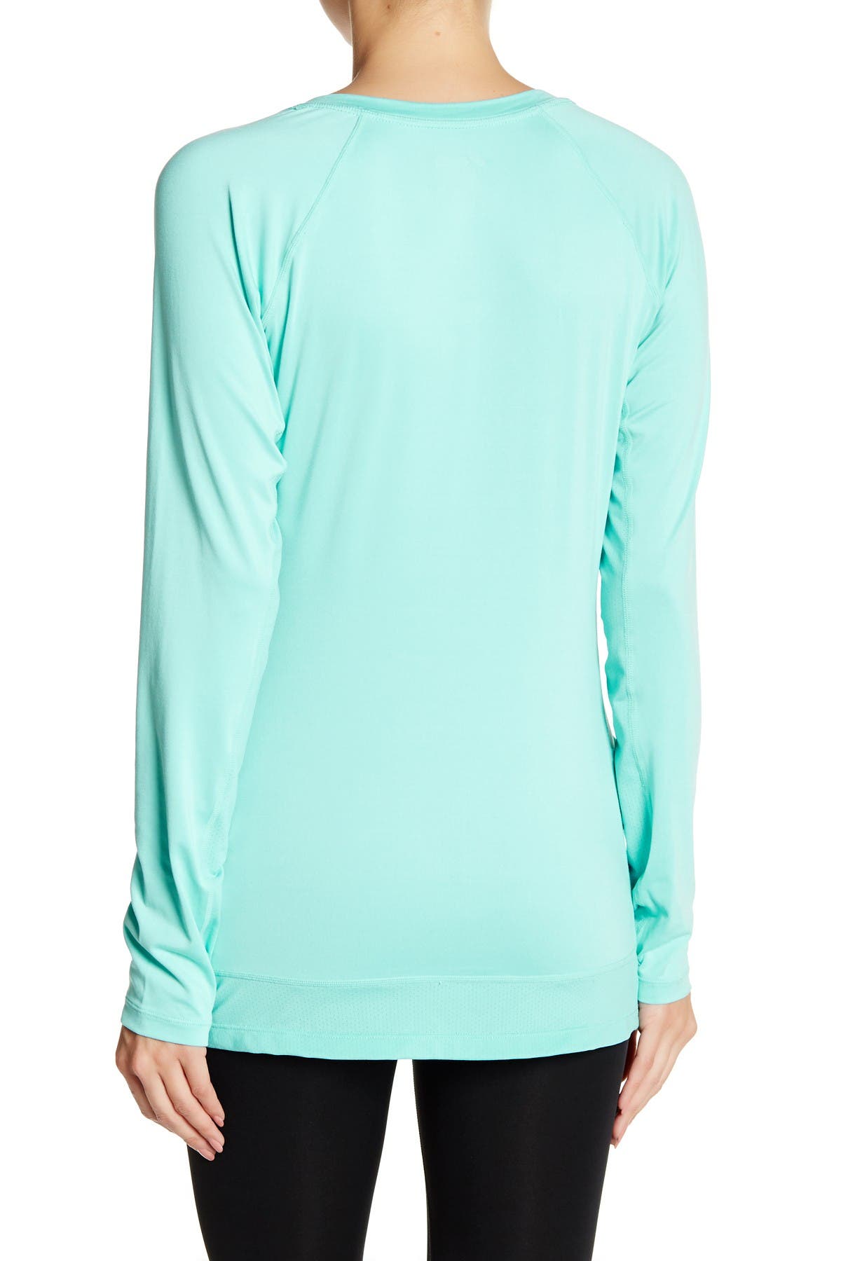 Asics Asx Dry Long Sleeve Shirt In Turquoise
