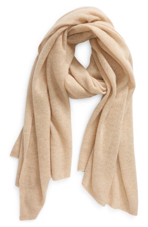 Vince Cashmere Featherweight Travel Scarf In Gold