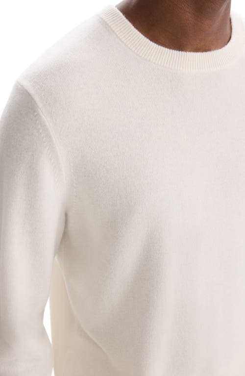 Shop Theory Hilles Cashmere Sweater In Winter White