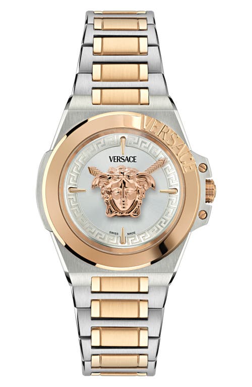 Versace Hera Bracelet Watch, 37mm In Two Tone