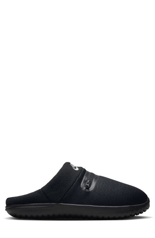 Nike Burrow Slipper In Black/phantom/black