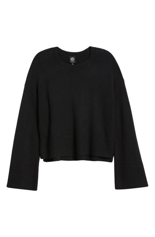 Shop Bobeau Step Hem Sweater In Black