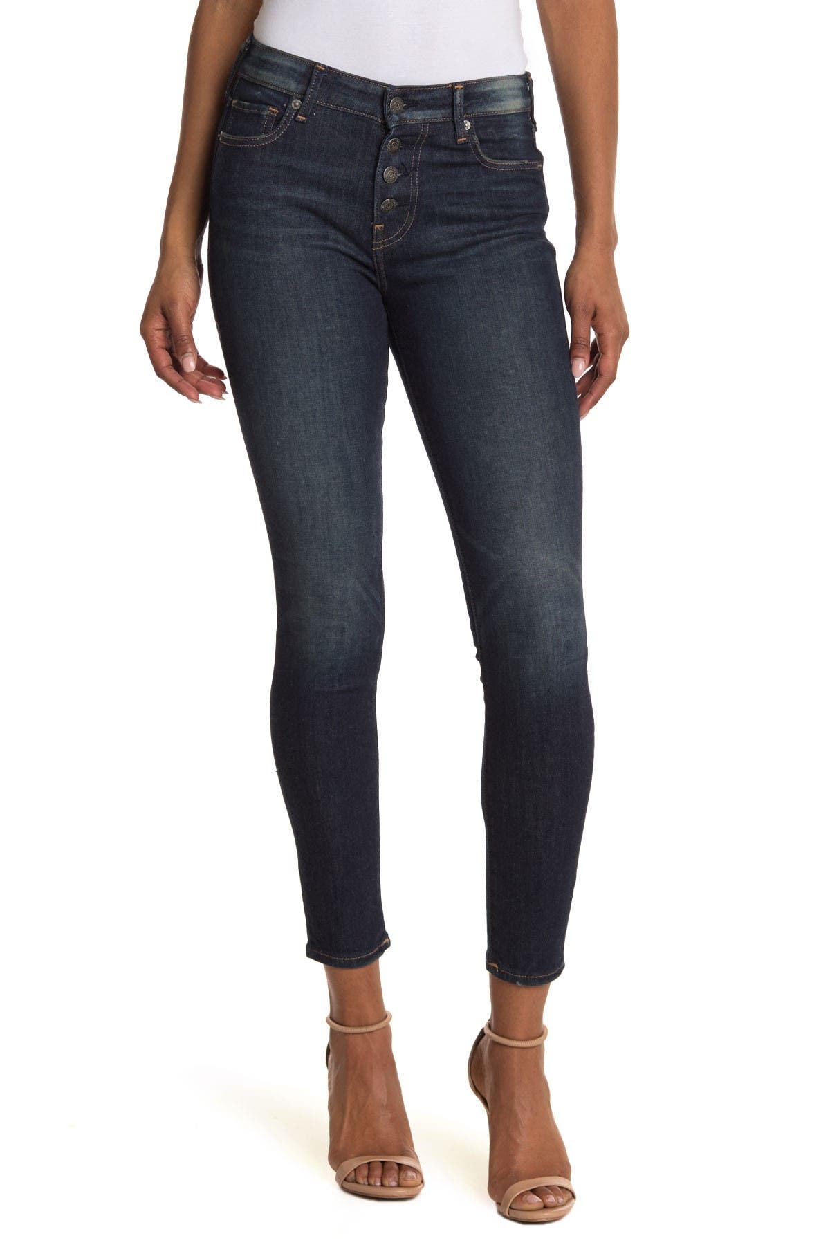 True Religion | Halle Button Fly Skinny 