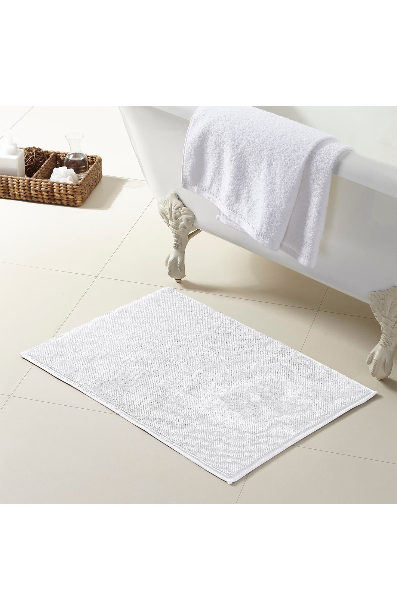 Modern Threads Turkish Cotton Reversible Bath Rug - Oatmeal | Nordstromrack
