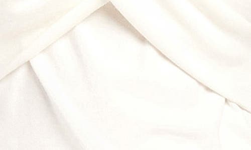 Fifteen Twenty Zelda Long Sleeve Crossover Top In Cream In Cream