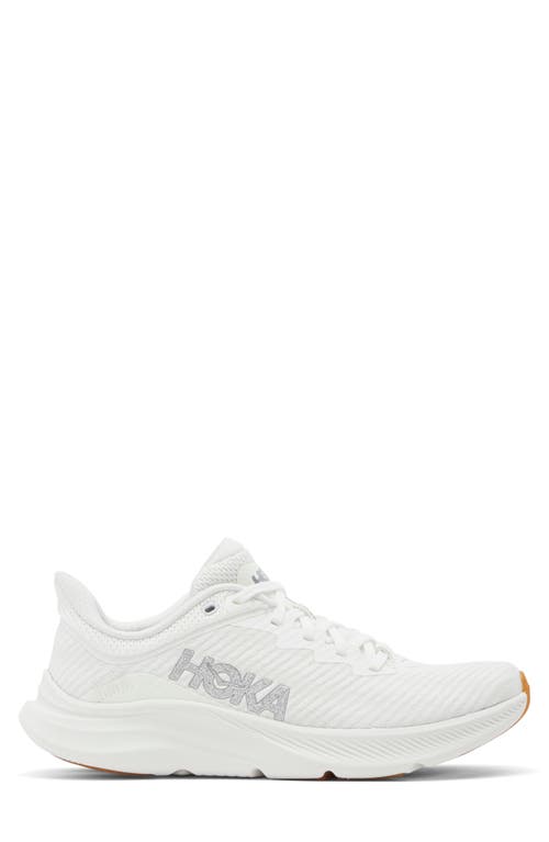 Hoka Solimar Running Shoe In White/white