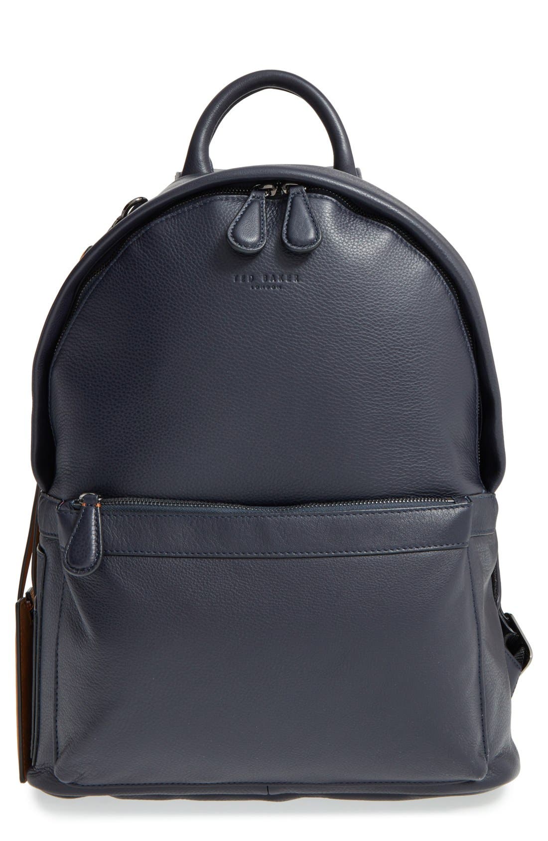 Ted Baker London 'Dollar' Leather Backpack Nordstrom