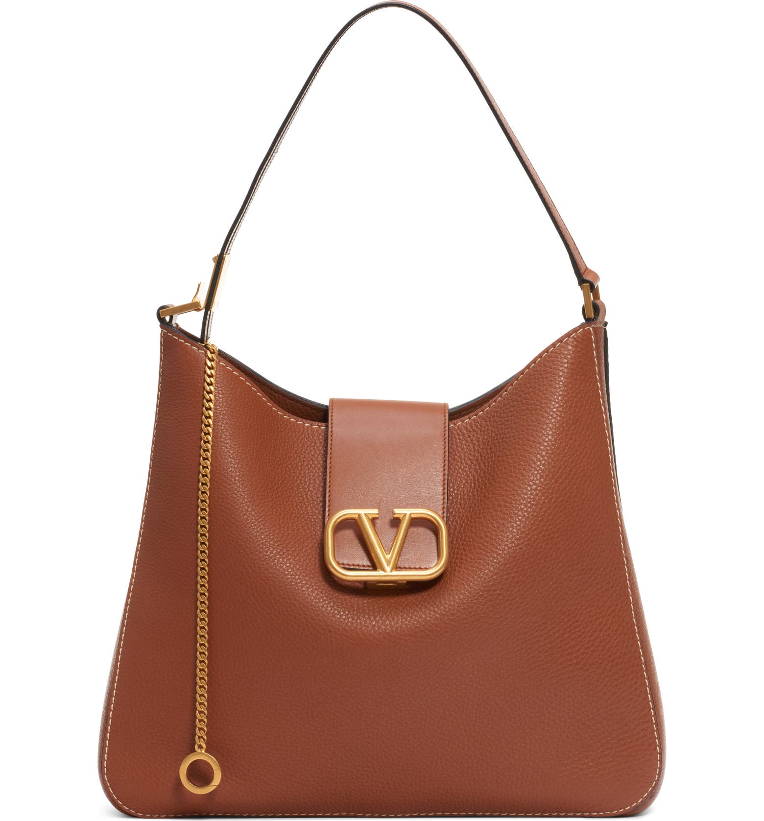 Valentino Garavani V-Sling Leather Hobo Bag | Nordstrom