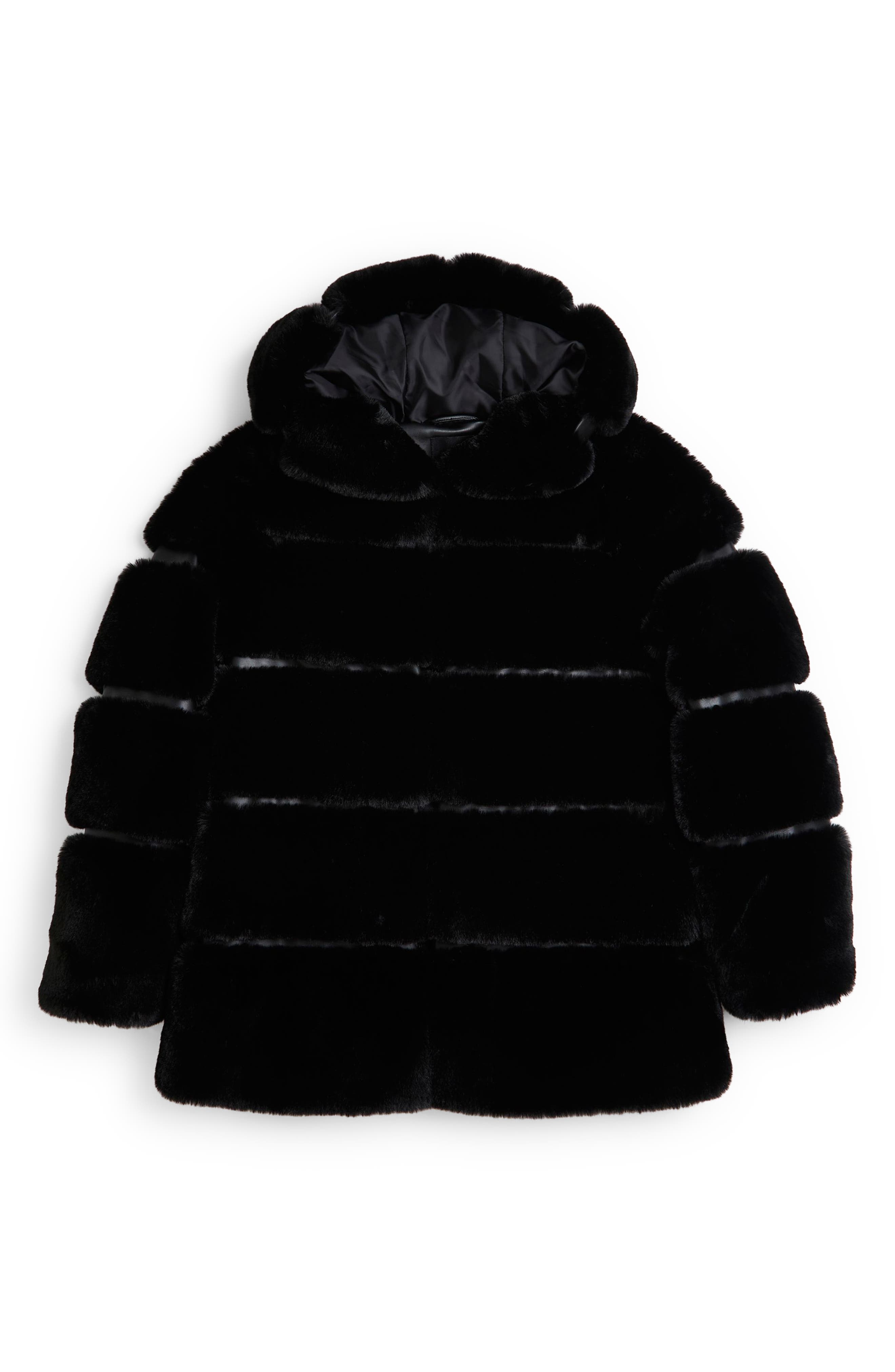 river island faux fur coat