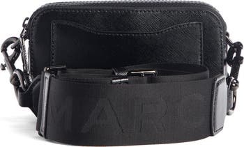 $376 Marc Jacobs Women's Black Leather The Snapshot DTM Bag Purse