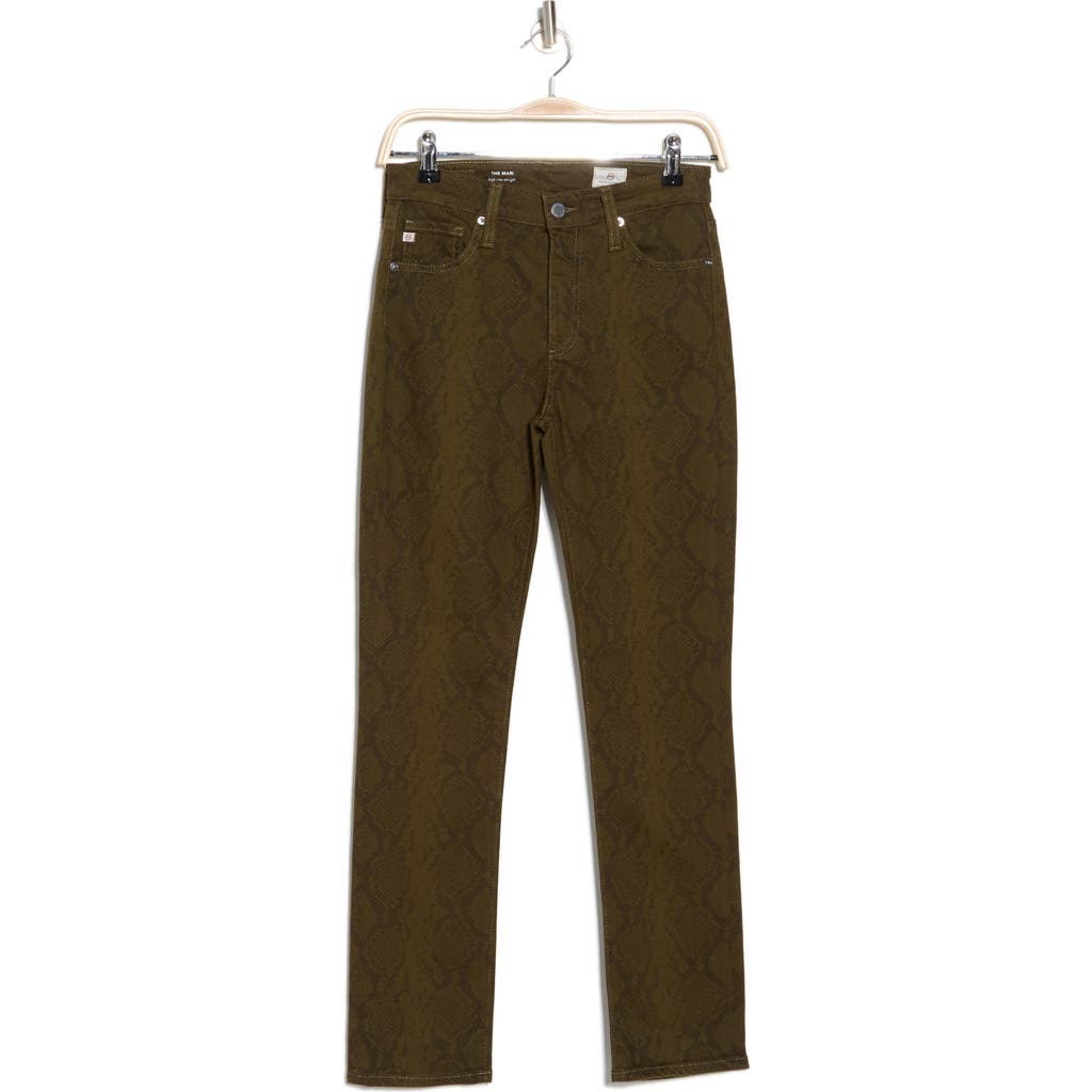 AG AG MARI HIGH WAIST SLIM STRAIGHT LEG JEANS