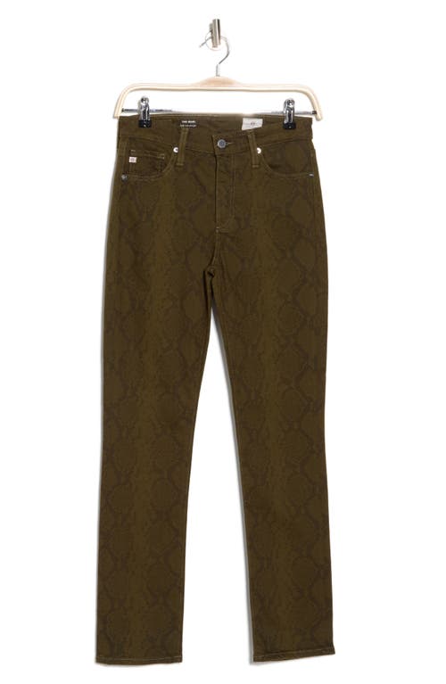 AG AG MARI HIGH WAIST SLIM STRAIGHT LEG JEANS 