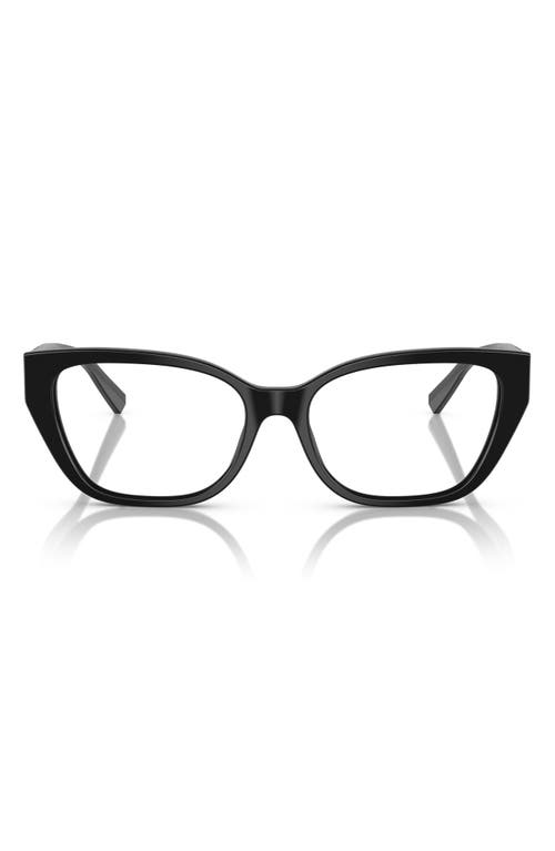 Tiffany & Co . 54mm Cat Eye Optical Glasses In Black
