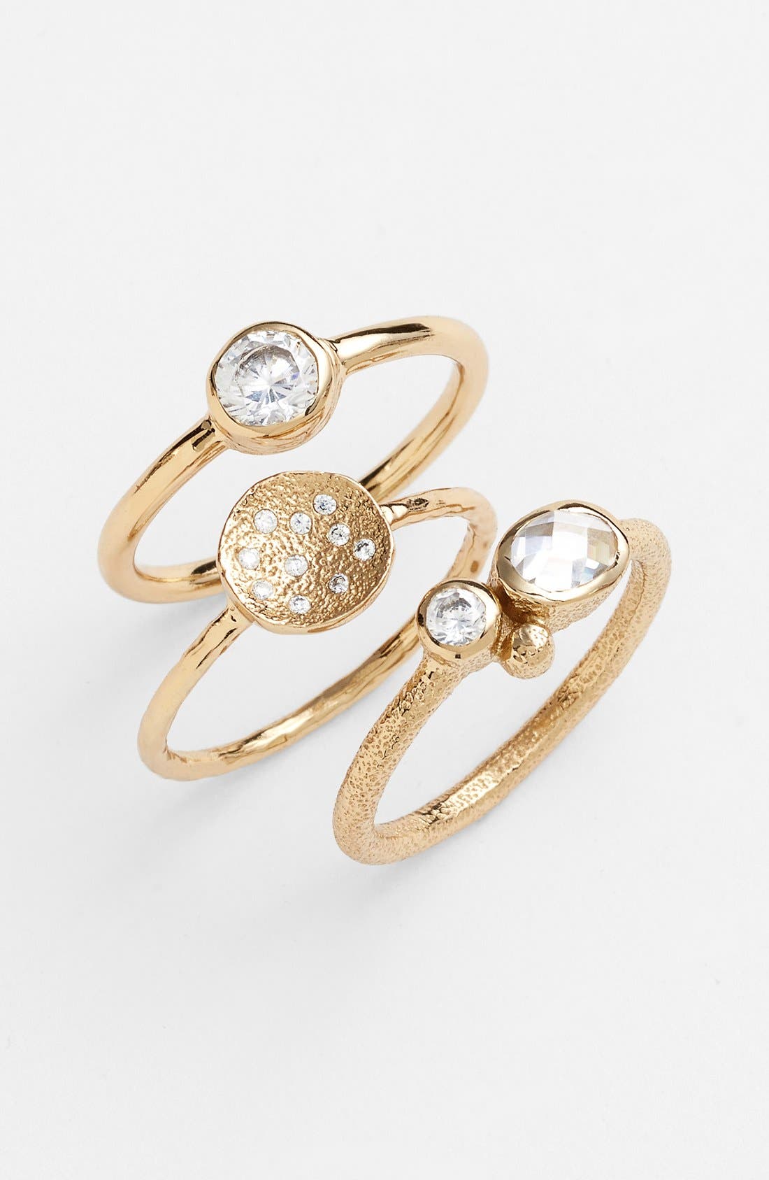 Melinda Maria 'Aurora' Stackable Rings (Set of 3) Nordstrom