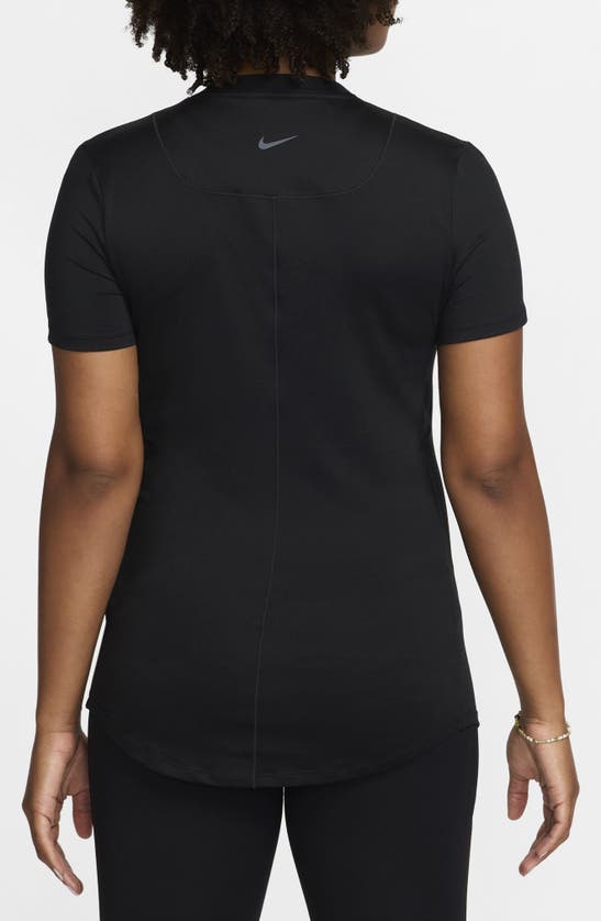 Nike Women's (m) One Dri-fit Slim-fit Short-sleeve Top (maternity) In Black