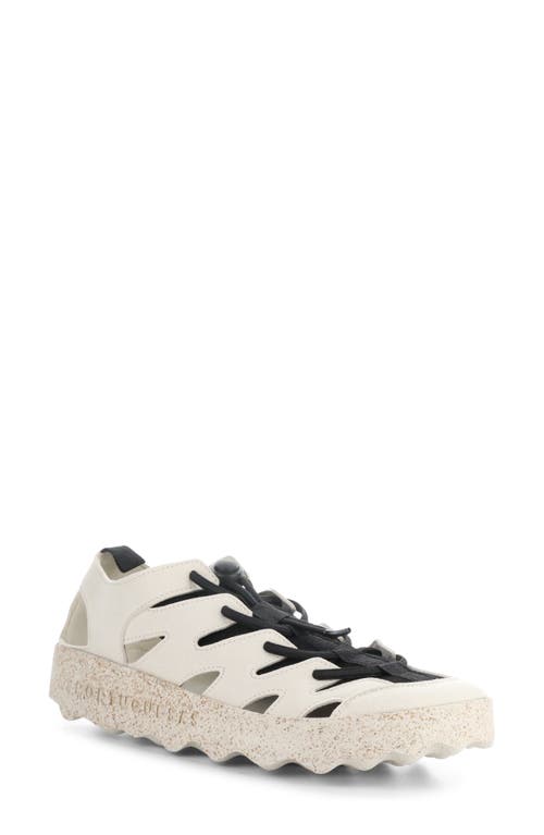 Cure Sneaker in Off White Eco Faux Leather