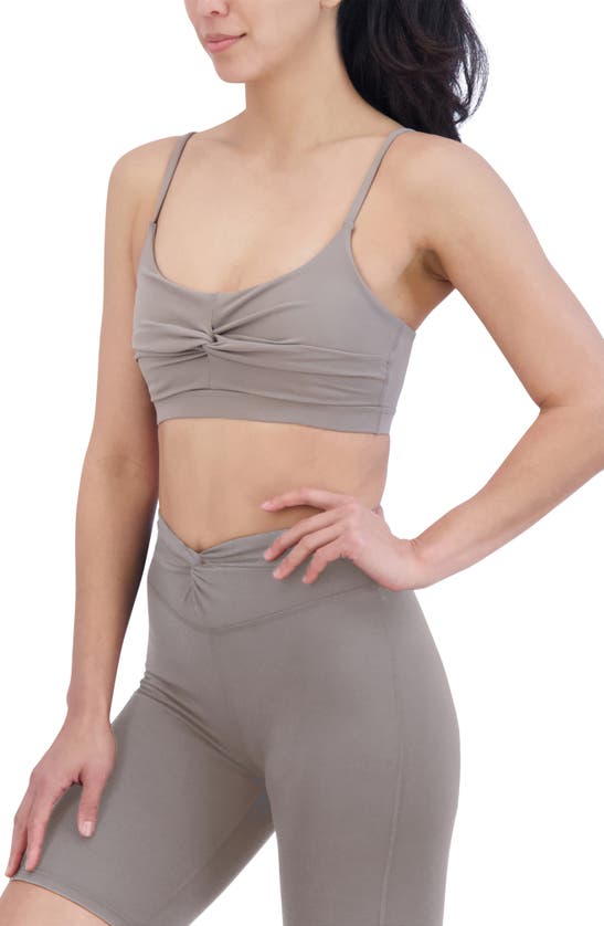 Shop Sage Collective Sage Collective Twist Front Bralette In Driftwood