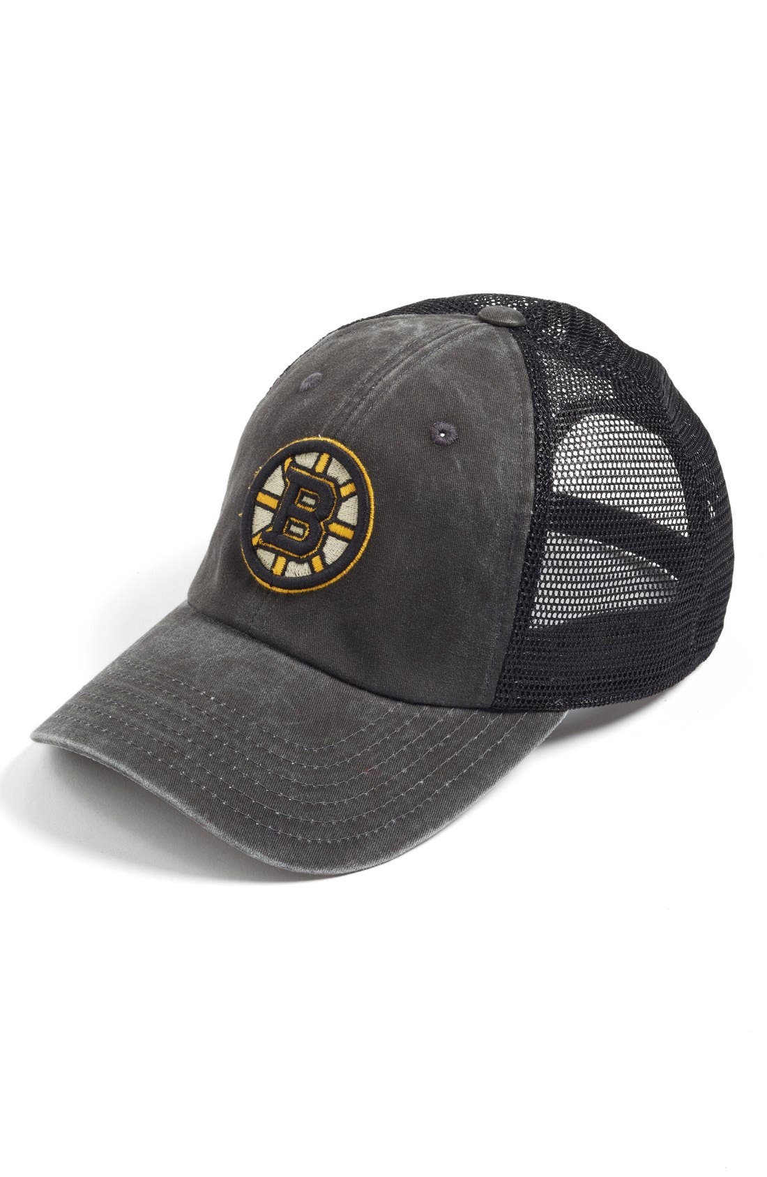 boston bruins trucker hat