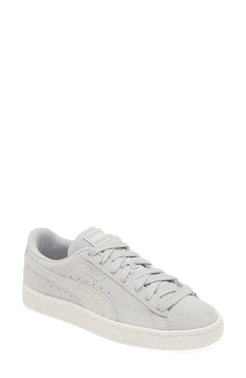 PUMA Suede Classic Selflove Low Top Sneaker in Ash Gray-Frosted Ivory at Nordstrom, Size 6