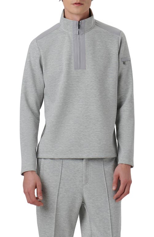 Bugatchi Soft Touch Quarter Zip Pullover at Nordstrom,