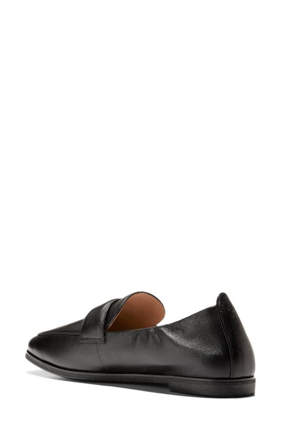 Shop Cole Haan Trinnie Loafer In Black Leather