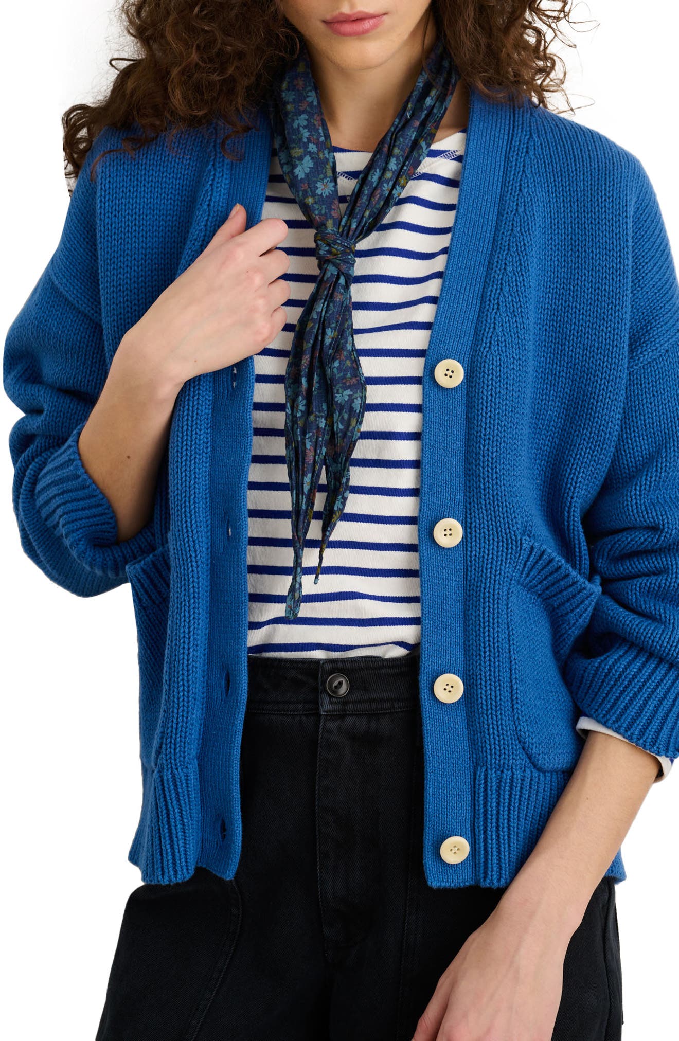 navy blue summer sweater