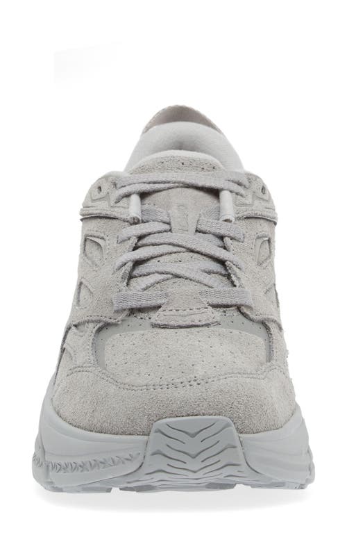 Shop Hoka Gender Inclusive Clifton L Suede Sneaker In Limestone/limestone