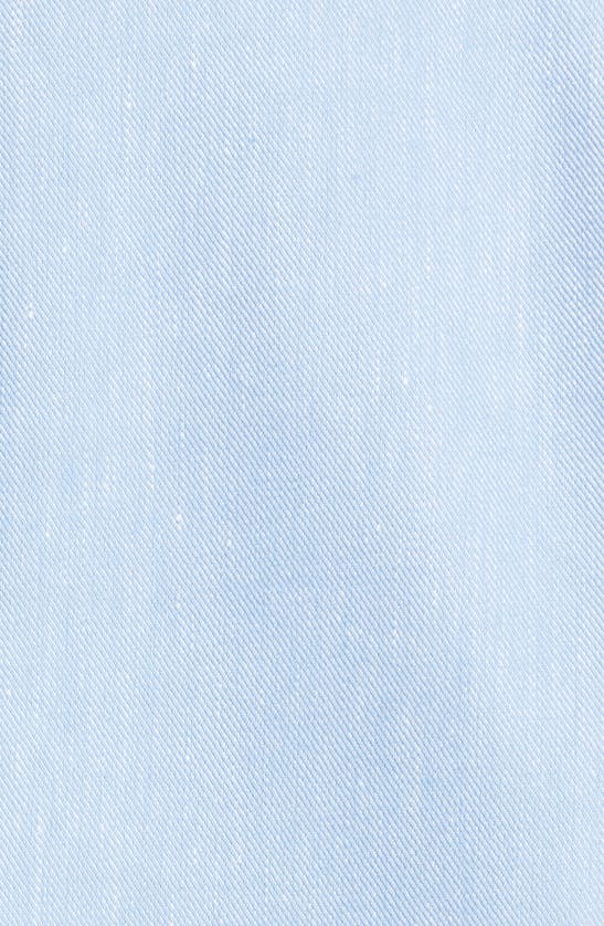 Alice And Olivia Denny Longline Blazer In Chambray