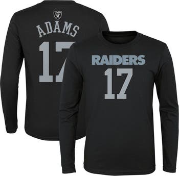 Men's Nike Davante Adams White Las Vegas Raiders Player Name & Number  T-Shirt