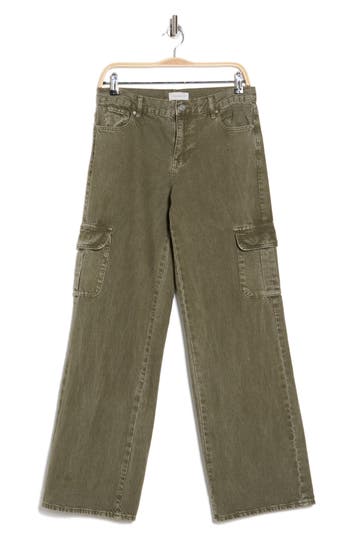 Pacsun Parker Extreme Baggy Cargo Jeans In Green