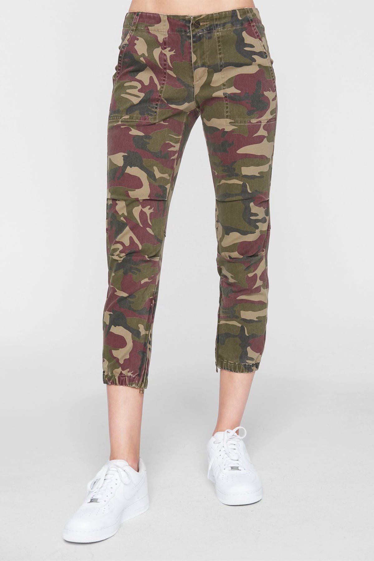 cropped cargo joggers