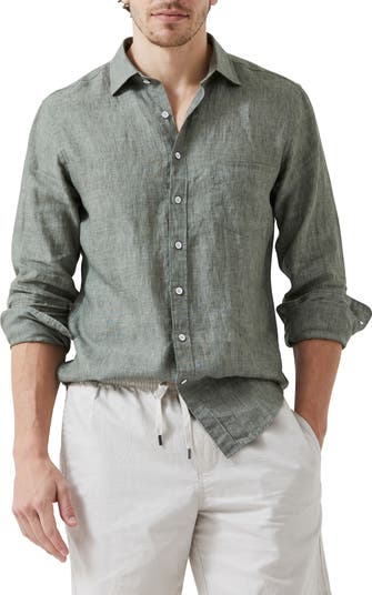 Seaford Linen Button-Up Shirt