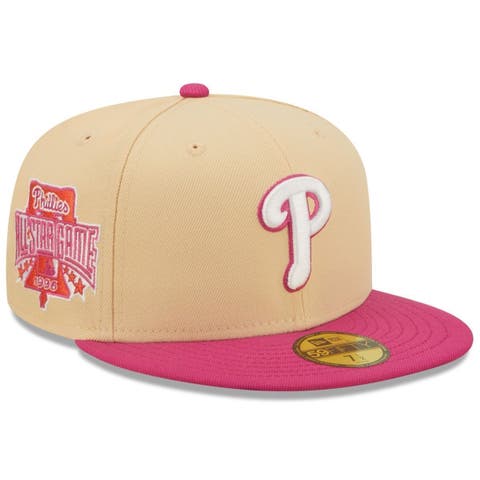 Men's Philadelphia Phillies New Era White/Burgundy Cooperstown Collection  1996 MLB All-Star Game Chrome 59FIFTY Fitted Hat